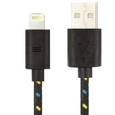 AussieSuperStore Homeware Supplies Nylon Braided Tough Cable Charger for iPhone 6 & 6 Plus / iPhone 5 & 5S & 5C (1m) Black Nylon Braided Tough Cable Charger for iPhone 6,6Plus 5,5s,5c Black CBIP5G18526B